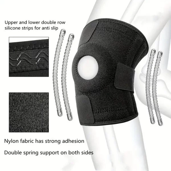 Sports Knee Pads, Straps, Mountaineering Basketball Knee Pads, Meniscus Knee Pads for Men and Women, Outdoor Cycling Knee Pads