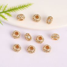 18K����ɫ΢��ʯ����U�մ���Ͱ��diy����朸����Ʒ���