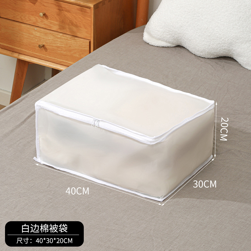 2023 nueva bolsa de almacenamiento de edredón de algodón EVA ropa visual caja de almacenamiento de edredón a prueba de polvo a prueba de humedad bolsa de embalaje de equipaje