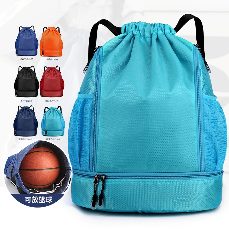 Складная корзина Футбольная сумка Легкие карманы шнурка сумка на плечо Сухая и влажная сумка для хранения купальников сумка для кожи сумка