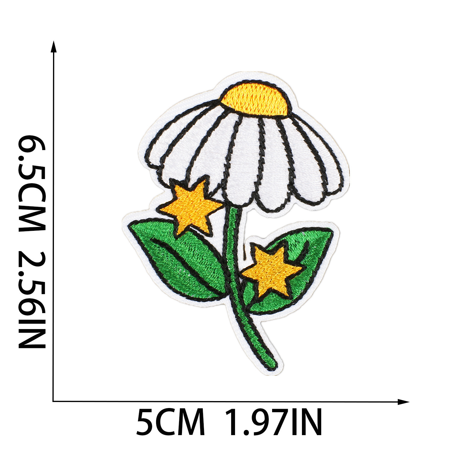 3g Weight Clothing Sticker Patches Classification 1 Piece, 1 Set Quantity Dacron thread Material Flower Pattern Casual, Elegant, Lady Style Embroidery Craft 1 Piece 1 Set Casual Elegant Lady Flower Dacron Thread Clothing Sticker Patches 26
