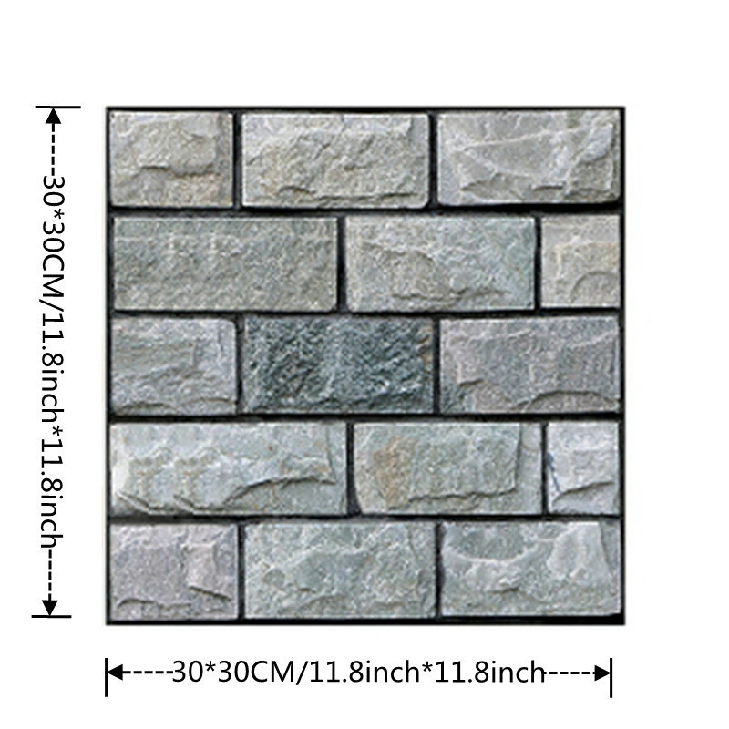 Самоклеящиеся 3D-обои из ПВХ с имитацией кирпичной кладки для декора стен в спальне и за ТВ, 3D-обои с рисунком кирпичной кладки