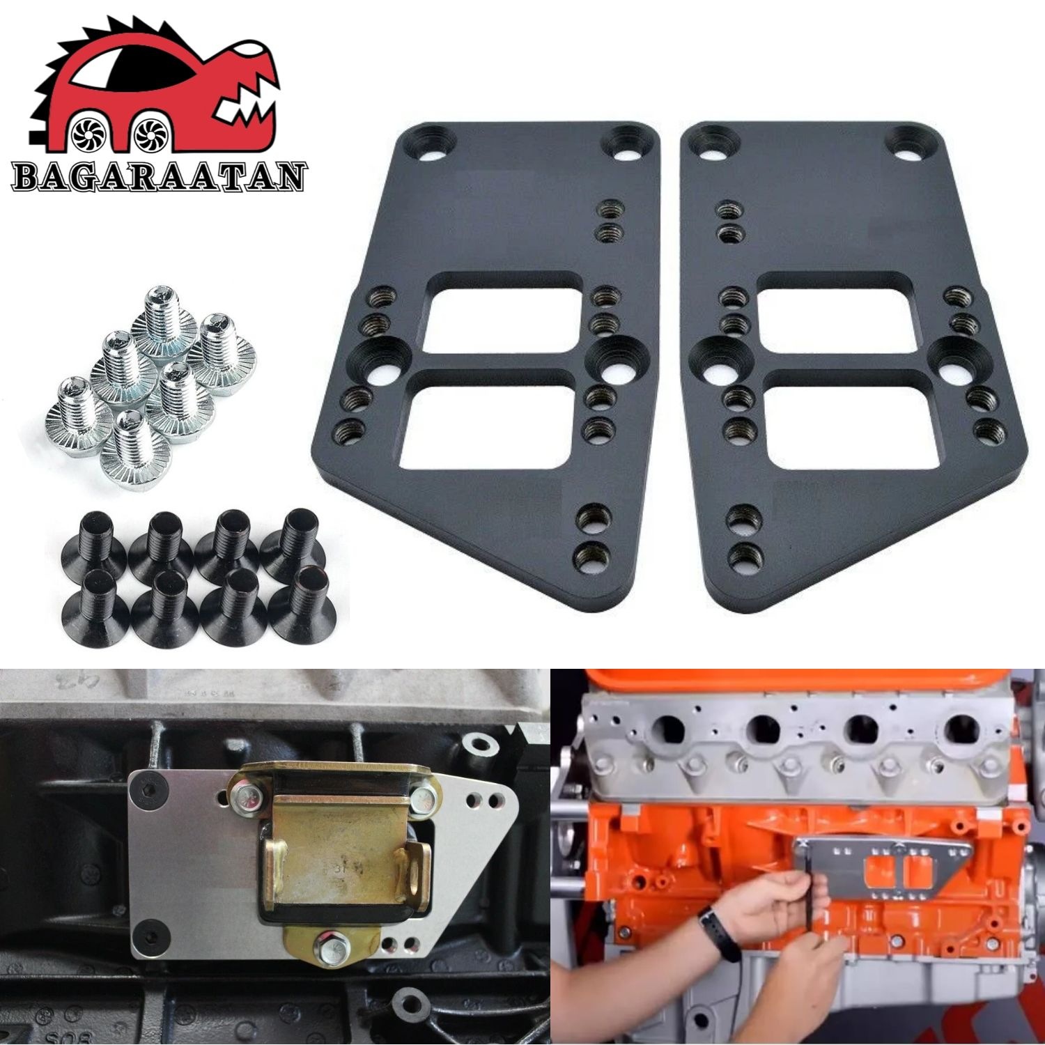 Accesorios de modificación del coche LS motor soporte de montaje LS conversión adecuado para LS motor 551628