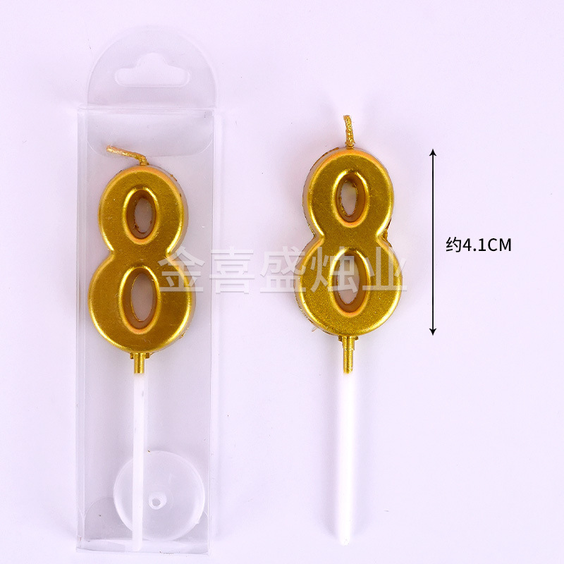 批发数字蜡烛pvc独立包装派对气氛布置生日蛋糕装饰数字蜡烛创意|undefined