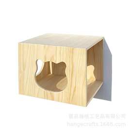 实木壁挂式猫窝别墅一体多功能跳台猫窝木房子太空舱猫窝猫抓柱