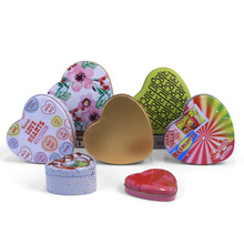 情人节巧克力马口铁礼品包装盒 心形圣诞糖果盒  食品 饰品包装