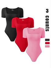 V 23081 Ribbed Short Sleeve Yoga Jumpsuit Ůʽ�٤�B����