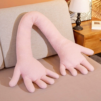 Funny Boyfriend Arm Pillow Long | Oyuncaq yastıqlar - pink-teddy-velvet-80cm018kg