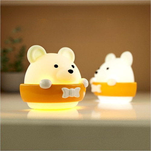 Wholesale Creative Bear LED Night Light with Charging Remote for Bedroom Bedside without Drilling Eye-Caring Wall Night Light
