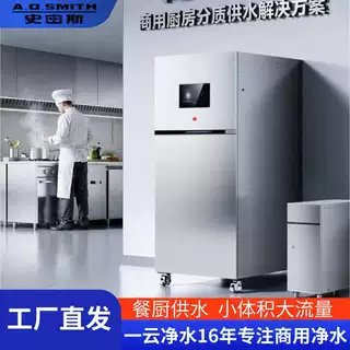 A.O.史密斯中央厨房净水系统RO反渗透纯水设备企业餐厨分支供水