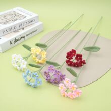 毕业花束拍照成品生日教师女生闺蜜创意情人节礼物永生毛线勿忘我