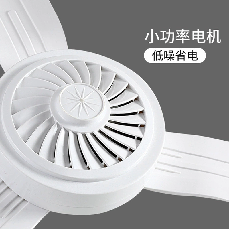 Потолочный вентилятор с дистанционным управлением сильным ветром для домашней гостиной, столовой мастерской, промышленный пластиковый потолочный энергосберегающий бесшумный электрический вентилятор