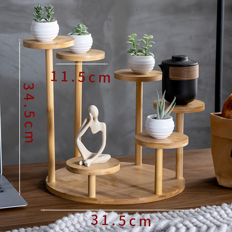 6개의 둥근 꽃대