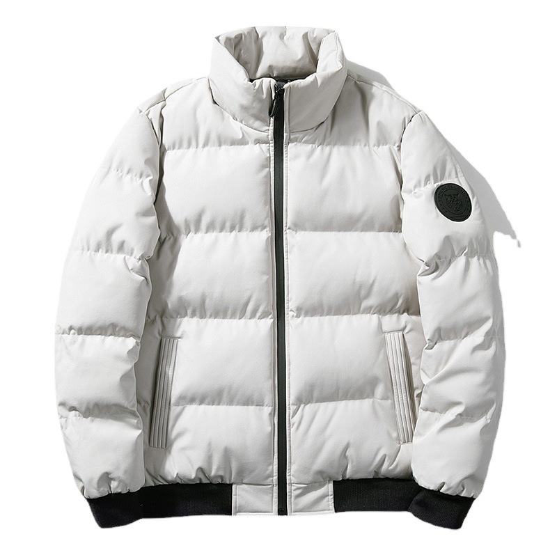 Cross Border Foreign Trade Men's Cotton Clothing Men's Winter Korean Style Trendy Thick Warm Short Cotton Jacket Top Trendy Brand Loose_voghion.com