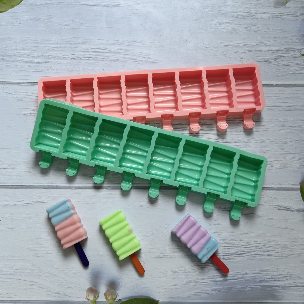 8 bloques de construcción 496 helado molde de silicona helado molde de helado helado molde de hielo para hacer suministros de fiesta de verano