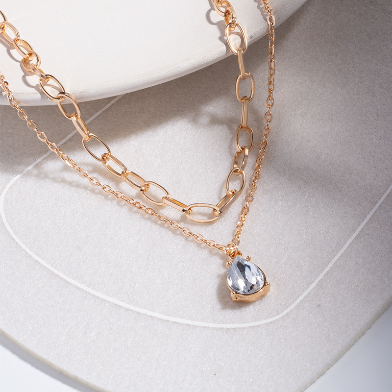 Double 18 Karat Gold Plated Necklace Image 4