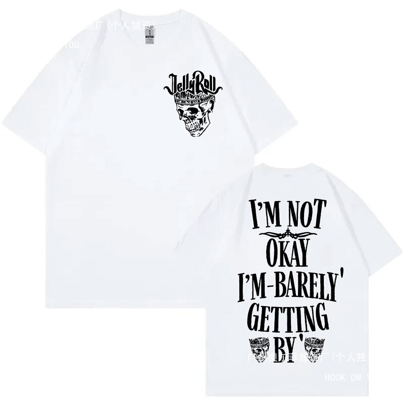 2025 New Foreign Trade Independent Website Amazon Singer Jelly Roll Concert Tour Graphic T-Shirt for Men and Women