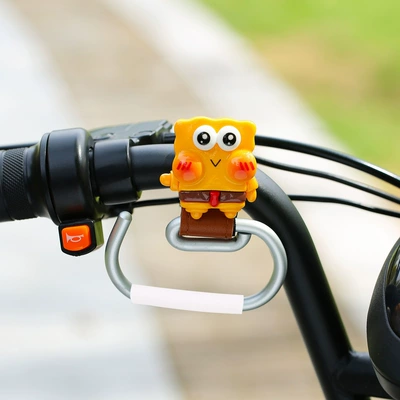 Hook Decorative Parts Bicycle, Other Electric Vehicle Accessories - spongebob-leather-g-hook-brown