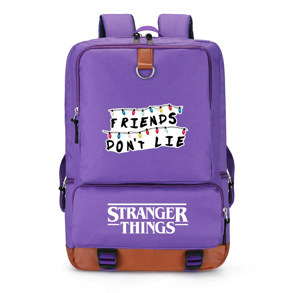 Американский драматический мультфильм Stranger Things Странная история Рюкзак школьный рюкзак для учащихся начальной и средней школы