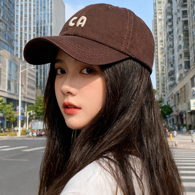 2025新款百搭鸭舌帽女户外休闲春夏遮阳棒球帽男情侣显脸小帽子潮|undefined