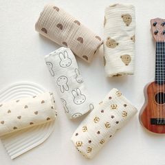 紗布浴巾嬰兒初新生兒棉鄒布包巾襁褓寶寶產房包單哺乳巾抱被代發