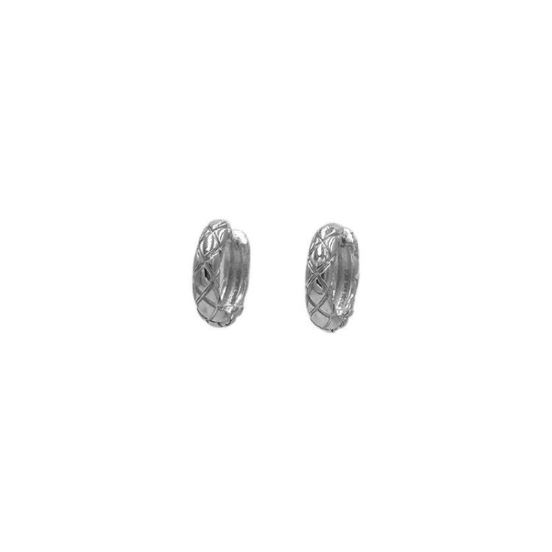 Классические платиновые серёжки с узором из diamonds, серебро 925 образец, простой и элегантный дизайн