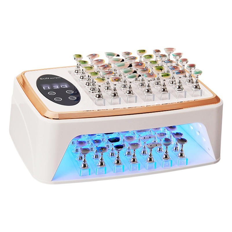 Almohada de mano lámpara de uñas desgaste lámpara de fototerapia de uñas manos lámpara de uñas lámpara UV de gran espacio de alta potencia salón de uñas dedicado