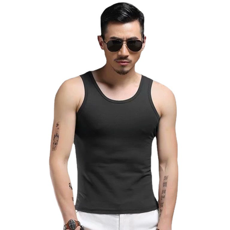 Эластичный жилет, летняя базовая футболка для тела, облегающая, slim fit