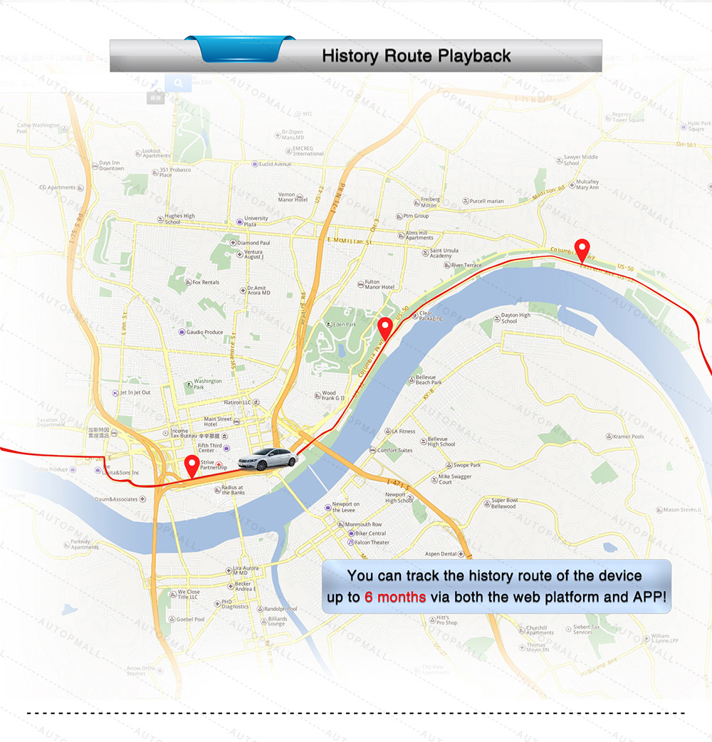 Tkstar905 Strong Magnetic Gps Locator Suitable for Car Motorcycle Battery Car Positioning Tracking
