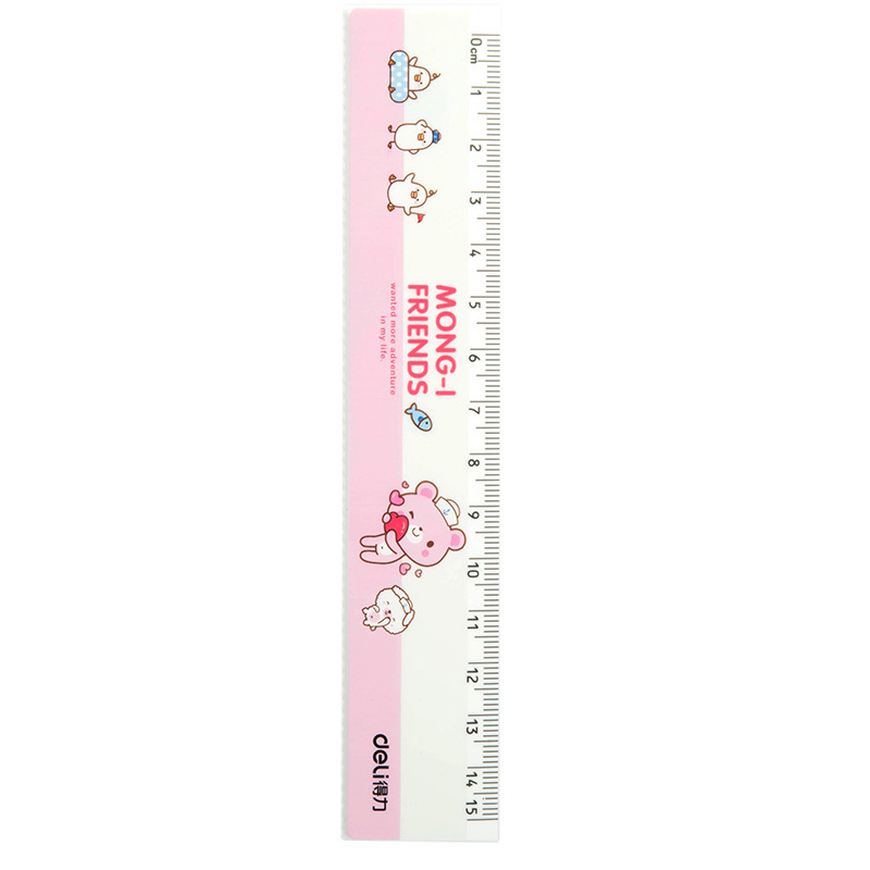 [A Pack] Pink Cartoon Wave Ruler 15cm-71973