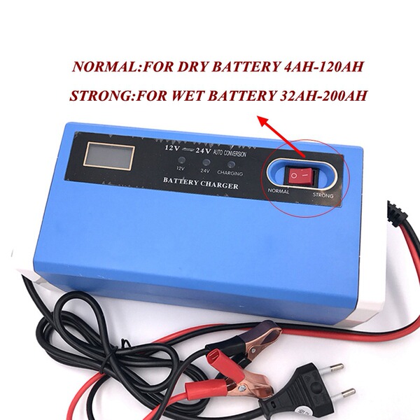 12V/24V 10A SMART Car Battery Charger Intelligent Repair