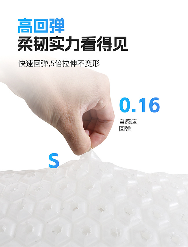 Cross-Border Hot-Selling Gel Car Seat Cushion, Summer Seat Cushion, Lumbar Support, Office Seat Cushion, Car Cooling Cushion, Factory Direct Sales
