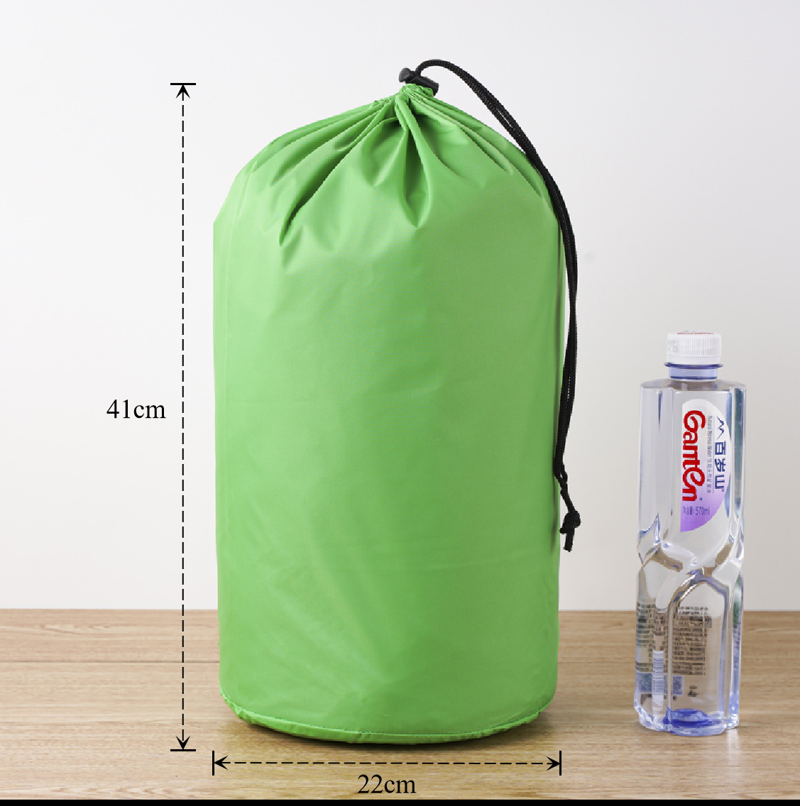 Bolsa de cuerda de nylon impermeable cilíndrica de plumón para ropa doméstica de poliéster bolsa de almacenamiento bolsa de embalaje bolsillo de paquete de contracción image 66