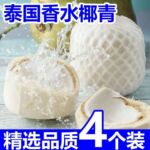 香水椰青4粒当季新鲜奶香椰子汁清甜多汁水果跨境严选厂货源批发