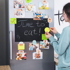 CT134-CT143 跨境冰箱貼紙POSITIVE綠植清新BOHO磁性冰箱貼車身貼