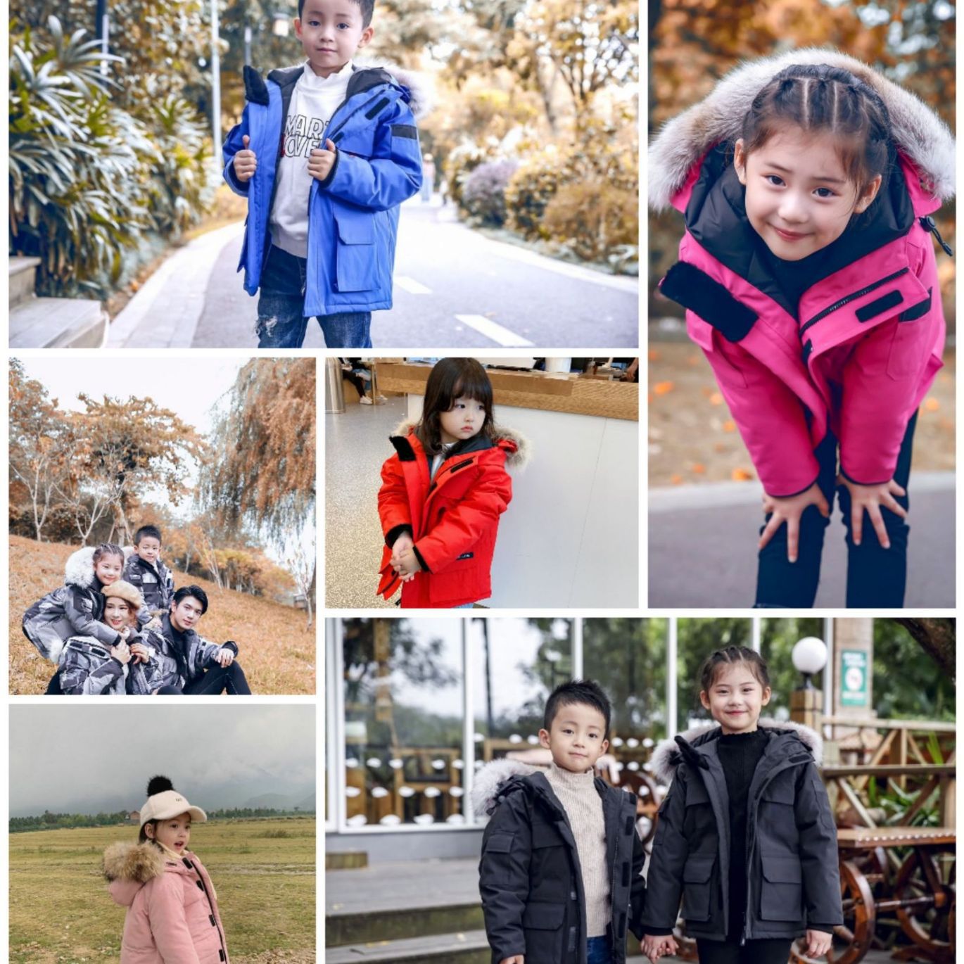 Canada Goose children's down jacket C08 Expedition style Canadian parka boys' and girls' parent-child outdoor coat 4565Y