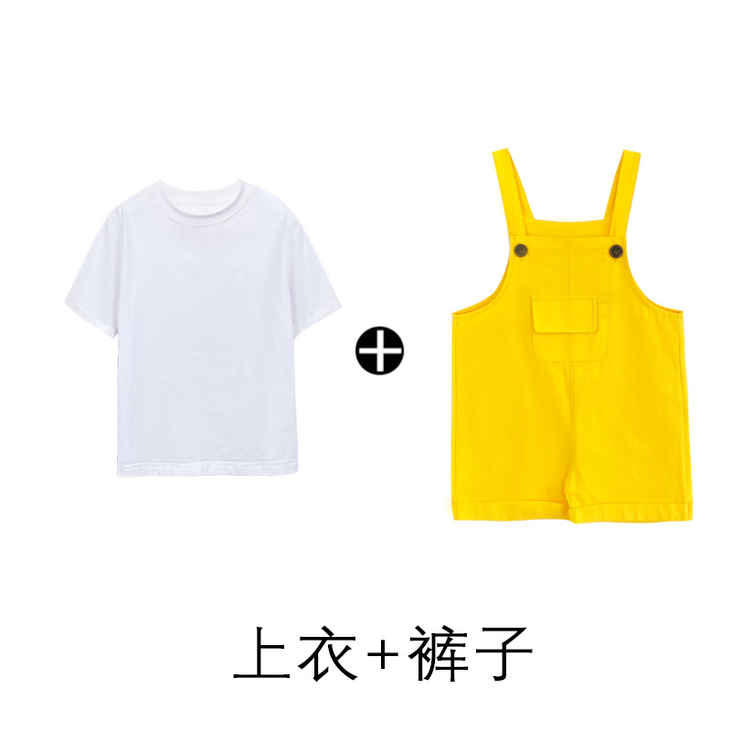 Niños DE LOS NIÑOS pantalones cortos color caramelo traje verano Escuela Primaria kindergarten coro danza reloj