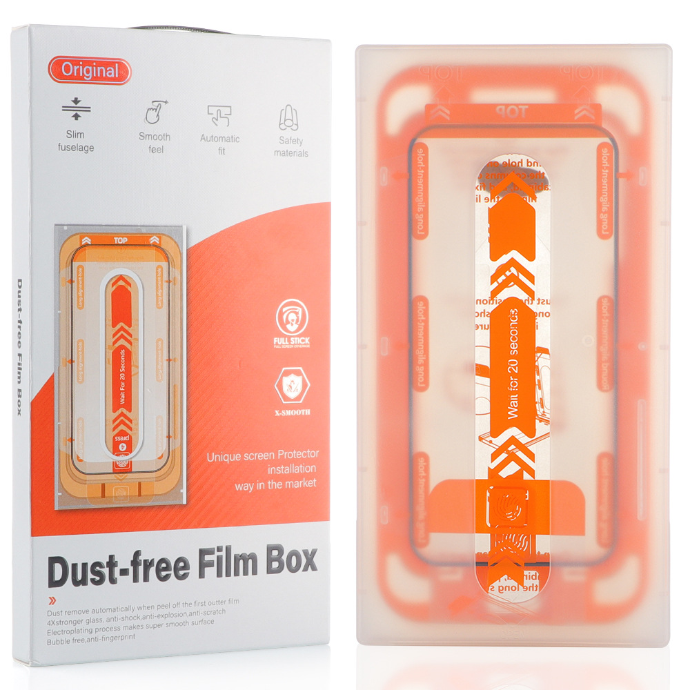 Los fabricantes de películas templadas de almacén libre de polvo de Huating son adecuados para Apple 16/15promax