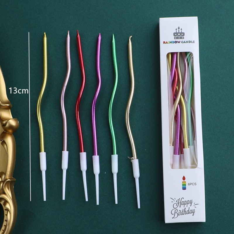 50 velas digitales de oro para el pastel de cumpleaños en caja independiente plata curva decoración de mesa de postres