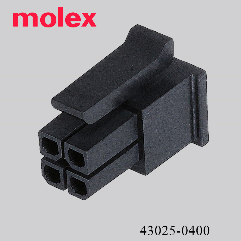 molex 430250400 43025-0400 原装Micro-Fit 3.0mm插座外壳 4Pin-阿里巴巴
