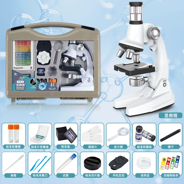 White microscope, handheld set