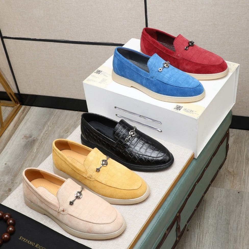 Kişi zamşa ayaqqabısı, yüngül slip-on loafer