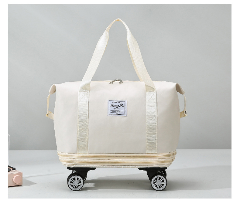 Extra large capacity travel bag, security lock universal wheeled maternity bag, short distance business trip airplane bag storage bag