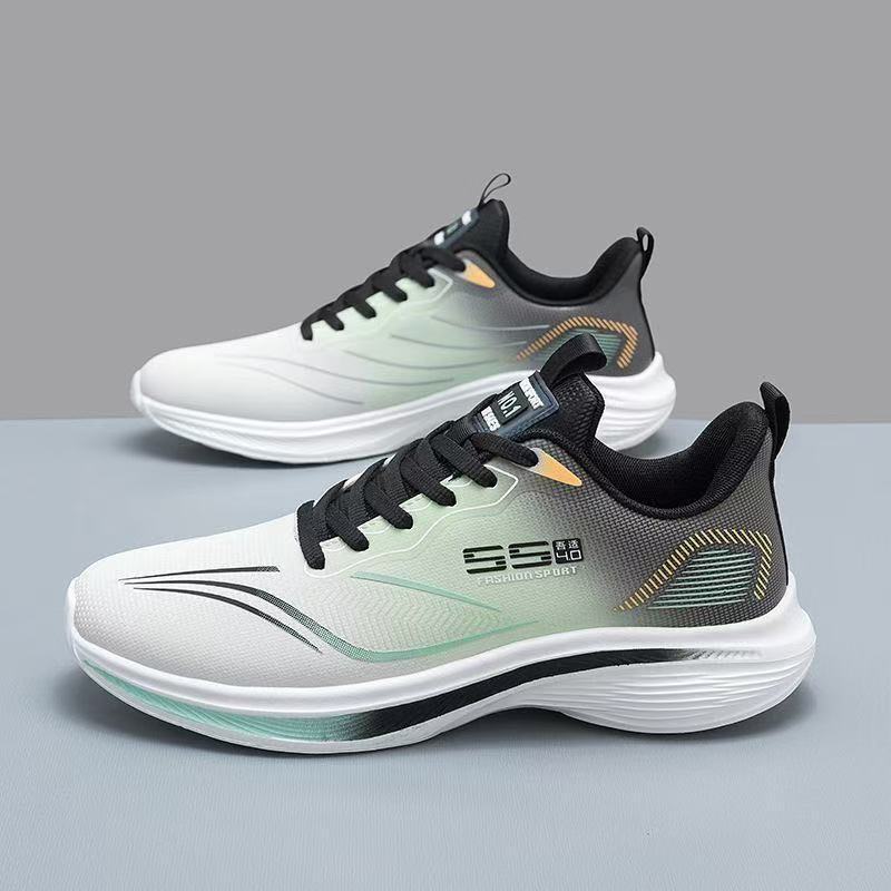 Cross-Border Men's Shoes, Same Style for Men and Women, Gradient Trendy Sports Shoes, Four-Season Fashionable, Comfortable, Breathable, Soft-Soled Couple Shoes Cross-Border Men's Shoes, Same Style for Men and Women, Gradient Trendy Sports Shoes, Four-Season Fashionable, Comfortable, Breathable, Soft-Soled Couple Shoes