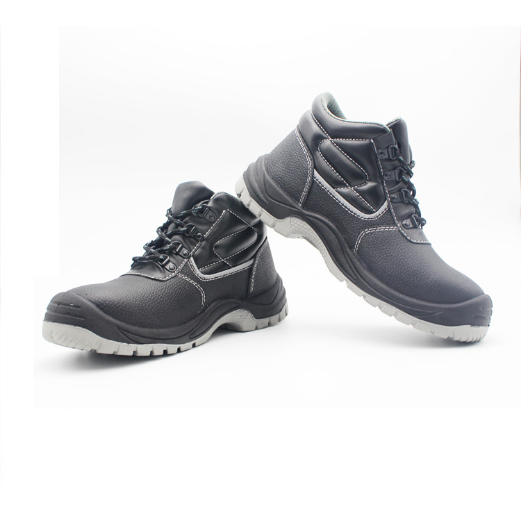 Exportación de comercio exterior con la lengua zapatos de protección laboral anti-aplastamiento anti-perforación polvo impermeable seguridad zapatos de trabajo