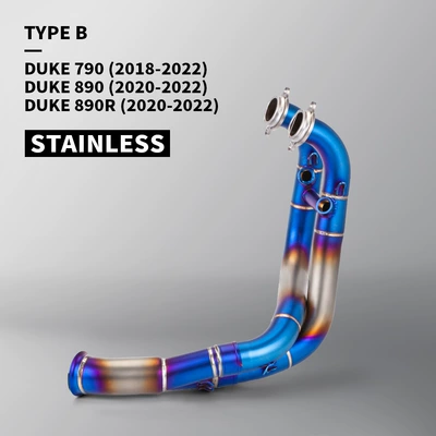 Suitable for Ktm 790 Exhaust pipe - b-stainless-steel-blued