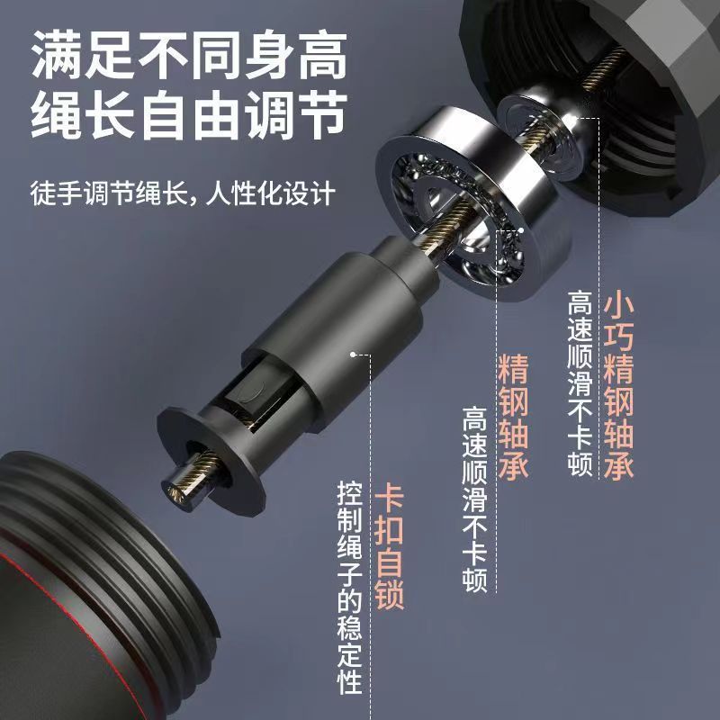 ダイエット器材運動高周波燃脂縄跳び成人専用中考試合軸受鋼線荷重マッサージ器|undefined