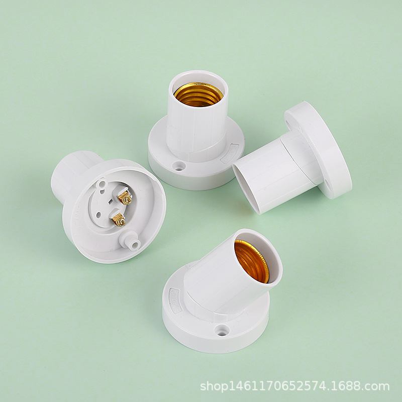 Soporte de la lámpara giratorio E27 soporte de la lámpara de base giratoria soporte de la lámpara aislado resistente a altas temperaturas soporte de la lámpara