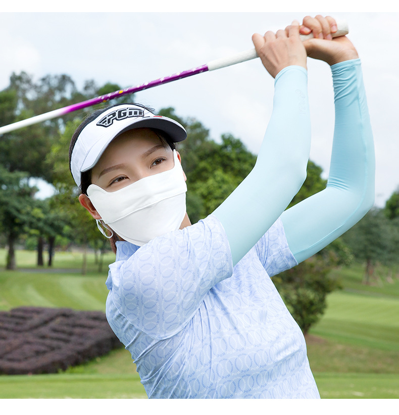 Mặt nạ chống nắng PGM Golf nữ thoáng khí mát mẻ, che nắng mùa hè — Koz005-xanh xám nhạt, KOZ005-màu trắng, KOZ005-hồng nhạt chi tiết 14