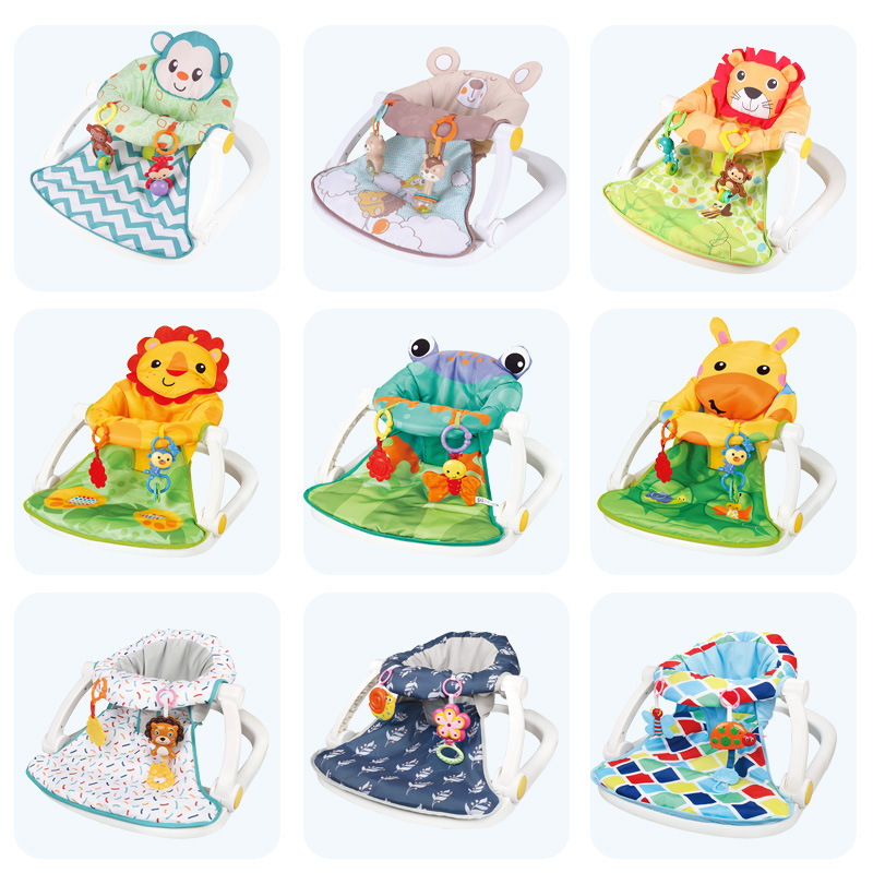 Nuevos juguetes transfronterizos asiento para bebés recién nacidos silla plegable con pedal juguetes para dormir